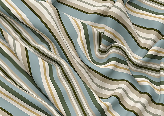 The British Stripe Co. Elizabeth, Chilterns No.1 - Twist&Fit Roman Blind - Image 4